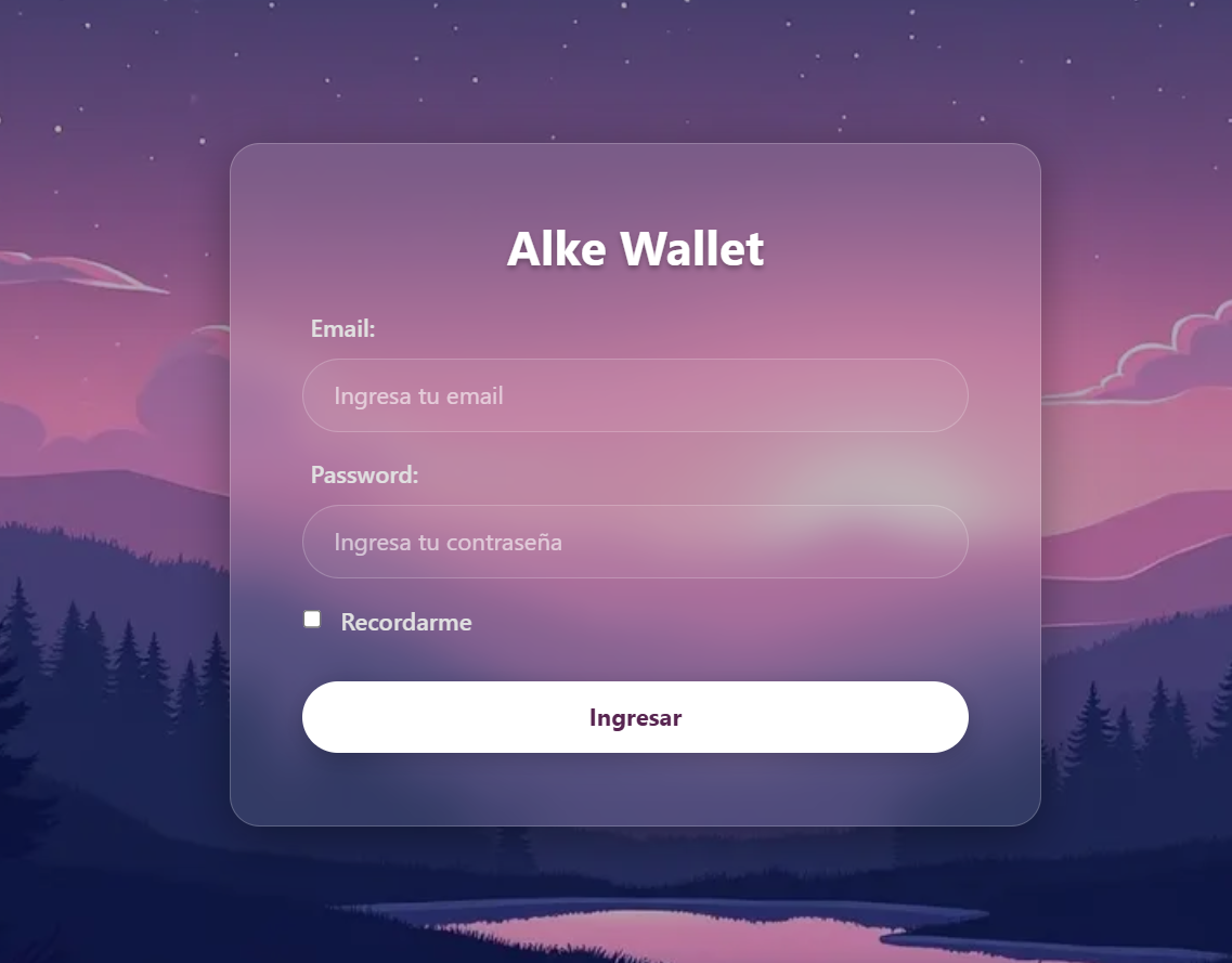 Alke Wallet Login